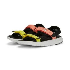 Sandały Puma EVOLVE SPONGEBOB JR. Czarne sandały Puma, bez wzorów, bez obcasa, bez zapięcia. Za 146.99 zł.