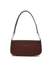 Calvin Klein Torebka Ck Business Shoulder Bag_Saf K60K612579 Brązowy. Brązowe torebki klasyczne Calvin Klein, bez wzorów, ze skóry, bez dodatków. Za 319.99 zł.