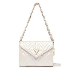 Torebka Guess. Białe torebki klasyczne Guess, z aplikacjami, klasyczne, bez dodatków. Za 289.99 zł.