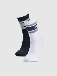 4F Skarpety casual za kostkę (2-pack) damskie - multikolor 35-38. Skarpetki 4f, bez wzorów, z materiału. Za 59.99 zł.