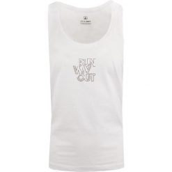 Glemo DPT Chloe damski top biały. Białe topy WOMEN'S BEST, s, bez wzorów, z bawełny, sportowe, bez kołnierzyka, bez ramiączek. Za 143.99 zł.