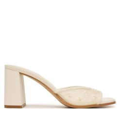 Klapki Aldo. Białe klapki Aldo, bez wzorów, bez obcasa, bez zapięcia. Za 379.99 zł.