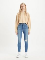 Levi´s Dżinsy - Skinny fit - w kolorze niebieskim rozmiar: W27/L32. Niebieskie jeansy l, z aplikacjami, klasyczne, z podwyższonym stanem. Za 114.44 zł.