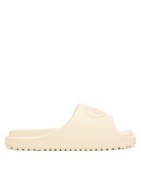 Adidas Klapki Campus 00s Slide IH1627 Kremowy. Białe klapki adidas, bez wzorów, z syntetyku, bez obcasa, bez zapięcia. Za 179.99 zł.