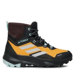Trekkingi adidas. Żółte buty trekkingowe adidas, bez zapięcia. Za 699.99 zł.