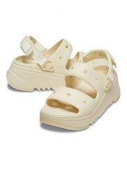Crocs Sandały "Classic Hiker Xscape" w kolorze beżowym rozmiar: 37/38. Brązowe sandały Crocs, bez wzorów, klasyczne, z otwartym noskiem, bez obcasa, bez zapięcia. Za 151.90 zł.