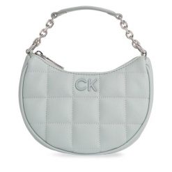 Torebka Calvin Klein. Szare torebki klasyczne Calvin Klein, bez wzorów, klasyczne, bez dodatków. Za 419.99 zł.