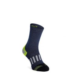 Skarpety turystyczne CMP Trekking Sock Low Microlon. Niebieskie skarpetki CMP, bez wzorów, trekkingowe. Za 56.99 zł.