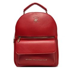 Plecak Beverly Hills Polo Club. Czerwone plecaki Beverly Hills Polo Club, bez wzorów, bez dodatków. Za 139.99 zł.