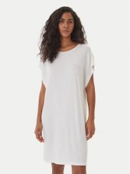 Emporio Armani Underwear Koszula nocna EW002965 AF19024 U1131 Biały Regular Fit. Białe koszule nocne Emporio Armani Underwear, s, bez wzorów, z wiskozy, bez ramiączek. Za 329.99 zł.