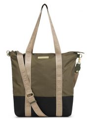 Ilse Jacobsen Shopper bag w kolorze khaki - 42 x 45 cm rozmiar: onesize. Brązowe shopper bag Ilse Jacobsen, bez wzorów, z materiału, na ramię, bez dodatków. Za 121.99 zł.