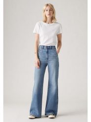 Levi's Dżinsy - Comfort fit - w kolorze niebieskim rozmiar: W25/L32. Niebieskie jeansy Levi's, l, z aplikacjami, z podwyższonym stanem. Za 284.82 zł.