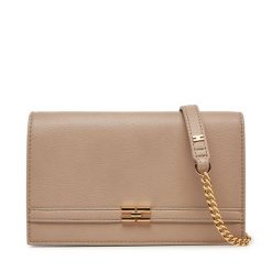 Torebka Elisabetta Franchi. Szare kopertówki Elisabetta Franchi, bez wzorów, wizytowe, bez dodatków. Za 999.99 zł.