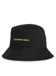 Calvin Klein Jeans Kapelusz Monogram Bucket Hat K60K611029 Czarny. Czarne kapelusze Calvin Klein Jeans, bez wzorów, z jeansu. Za 189.99 zł.