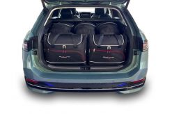 Torby Do Bagażnika Vw Passat Variant 2023+ 5Szt Kjust. Czarne torby podróżne KJUST, bez wzorów, z kauczuku. Za 1,604.00 zł.