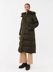 Guess Kurtka puchowa W3BL41 WFSW2 Khaki Regular Fit. Brązowe kurtki Guess, na zimę, s, z aplikacjami, z puchu, bez kaptura. Za 779.99 zł.