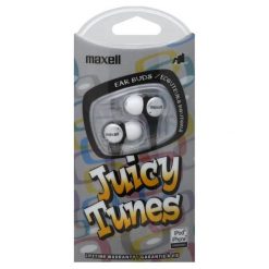 Słuchawki Maxell JUICY TUNES (303597.00.CN). Szare słuchawki douszne Maxell. Za 38.14 zł.