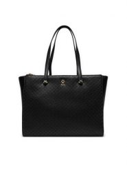 Tommy Hilfiger Torebka AW0AW16948 Czarny. Czarne shopper bag Tommy Hilfiger, bez wzorów, ze skóry, bez dodatków. Za 639.99 zł.