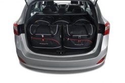 Torby Do Bagażnika Hyundai I30 Wagon 2012-2017 5Szt Kjust. Czarne torby podróżne KJUST, bez wzorów, z kauczuku. Za 1,520.00 zł.