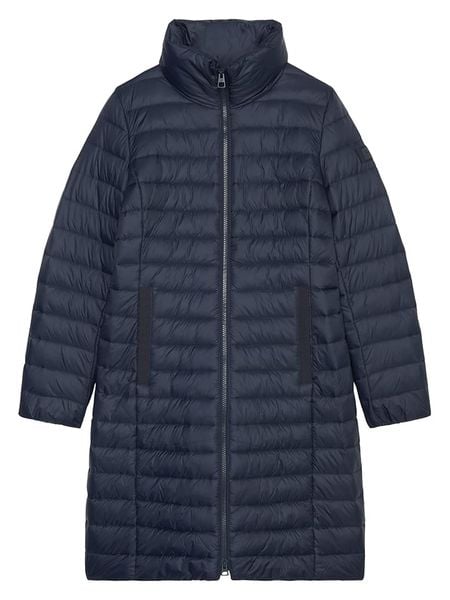 Marc O´Polo Płaszcz puchowy w kolorze granatowym rozmiar: 36. Niebieskie płaszcze bez wzorów, z puchu, bez kaptura. Za 334.60 zł.