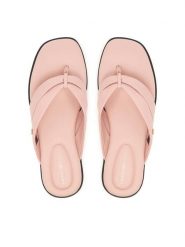 Tommy Hilfiger Japonki FW0FW09216 Różowy. Czerwone japonki Tommy Hilfiger, bez wzorów, ze skóry. Za 359.99 zł.