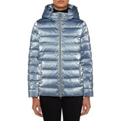 Kurtka GEOX W MYLUSE Niebieski. Niebieskie kurtki Geox, bez wzorów, z tkaniny, sportowe, bez kaptura. Za 578.99 zł.