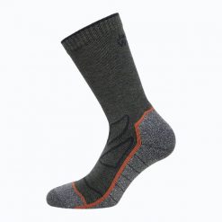 Skarpety Jack Wolfskin Vojo Sock Cl C. Szare skarpetki Jack Wolfskin, bez wzorów, z elastanu. Za 69.99 zł.