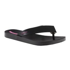 Japonki plażowe damskie Ipanema Hit. Czarne japonki Ipanema, bez wzorów, z gumy, sportowe. Za 37.99 zł.