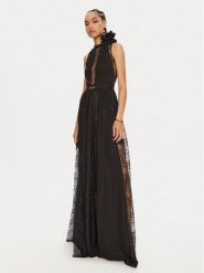 Babylon Sukienka wieczorowa EL0705 Czarny Regular Fit. Czarne sukienki Babylon, bez wzorów, z syntetyku, wizytowe, bez kołnierzyka, bez ramiączek. Za 1,539.00 zł.