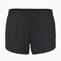 Spodenki do biegania damskie Under Armour Velociti Pro 3". Czarne szorty Under Armour, bez wzorów, sportowe. Za 189.99 zł.