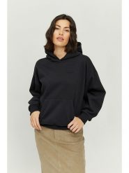 MAZINE Bluza w kolorze czarnym rozmiar: XS. Czarne bluzy MAZINE, xs, bez wzorów, z bawełny, bez ramiączek, z kapturem. Za 205.93 zł.
