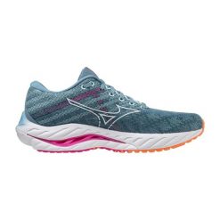 Buty do biegania damskie Mizuno Wave Inspire 19. Białe buty do biegania Mizuno, bez wzorów, bez zapięcia, do biegania, mizuno wave. W wyprzedaży za 520.55 zł.