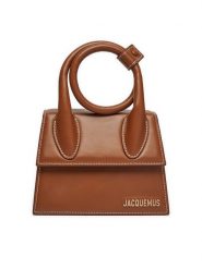 JACQUEMUS Torebka Le Chiquito Noeud 213BA005-3072 Brązowy. Brązowe torebki klasyczne JACQUEMUS, bez wzorów, ze skóry, bez dodatków. Za 2,659.00 zł.