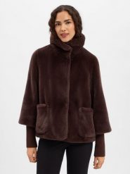 S.Oliver BLACK LABEL kurtka ze sztucznego futra Kobiety brązowy, 46. Brązowe kurtki s.Oliver BLACK LABEL, s, bez wzorów, bez kaptura. Za 749.95 zł.