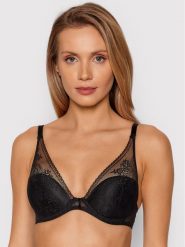 Passionata Biustonosz z fiszbiną Maddie P47H20 Czarny. Czarne biustonosze Passionata, bez wzorów, z syntetyku. Za 129.99 zł.