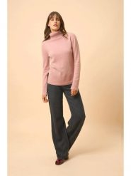 Just Cashmere Kaszmirowy golf "Lexie" w kolorze jasnoróżowym rozmiar: M. Różowe swetry Just Cashmere, m, bez wzorów, z kaszmiru, bez ramiączek. Za 432.80 zł.