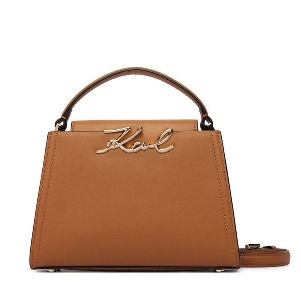 Torebka KARL LAGERFELD. Brązowe torebki klasyczne KARL LAGERFELD, bez wzorów, bez dodatków. Za 1,081.99 zł.