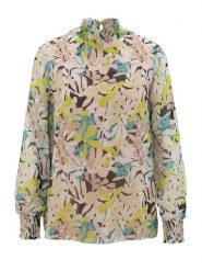 Aniston Bluzka w kolorze jasnoróżowo-brązowym rozmiar: 38. Różowe bluzki Aniston, bez wzorów, bez kołnierzyka, bez ramiączek. Za 98.45 zł.