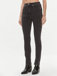 Calvin Klein Jeans Jeansy J20J222141 Czarny Skinny Fit. Czarne jeansy Calvin Klein Jeans, bez wzorów, z bawełny. Za 409.99 zł.
