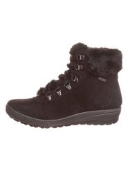 Avance shoes Skórzane botki w kolorze czarnym rozmiar: 36. Czarne botki avance shoes, bez wzorów, z materiału, bez obcasa, bez zapięcia. Za 109.52 zł.
