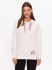 Guess Bluza V3YQ03 KBVB2 Écru Regular Fit. Bluzy Guess, xxs, z aplikacjami, z bawełny, bez kaptura. Za 419.99 zł.