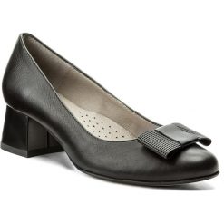 Półbuty LASOCKI - A306 Czarny. Czarne czółenka marki Lasocki, z materiału, eleganckie. Za 189.99 zł.