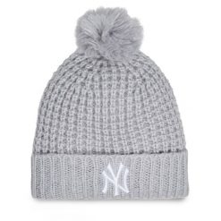 Czapka New Era. Szare czapki zimowe New Era, bez wzorów. Za 169.99 zł.