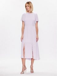 Bruuns Bazaar Sukienka codzienna Camilla BBW3300 Fioletowy Regular Fit. Fioletowe sukienki Bruuns Bazaar, na co dzień, bez wzorów, z syntetyku, bez kołnierzyka, bez ramiączek, proste. Za 319.99 zł.