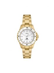 Fossil Zegarek Blue ES5350 Złoty. Żółte, analogowe zegarki Fossil, złote. Za 789.99 zł.