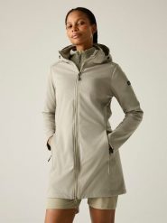 Regatta Płaszcz softshellowy "Carisbrooke" w kolorze beżowym rozmiar: 38. Brązowe płaszcze Regatta, m, bez wzorów, sportowe, bez kaptura. Za 190.18 zł.