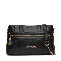 Torebka LOVE MOSCHINO. Czarne kopertówki Love Moschino, bez wzorów, wizytowe, bez dodatków. Za 449.99 zł.