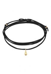 Elli Damski choker wisiorek kropla z satynową szarością ze srebra próby 925 Sterling Silver Naszyjniki 1 ct. Szare naszyjniki Elli, z materiału, srebrne. Za 208.99 zł.