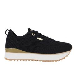 Buty Lee Cooper sportowe damskie czarne LCW-25-03-3353LA. Czarne buty treningowe bez wzorów, z gumy, bez zapięcia. Za 263.85 zł.