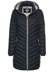 Camel Active Płaszcz pikowany w kolorze granatowym rozmiar: 34. Niebieskie płaszcze Camel Active, bez wzorów, bez kaptura. Za 389.08 zł.